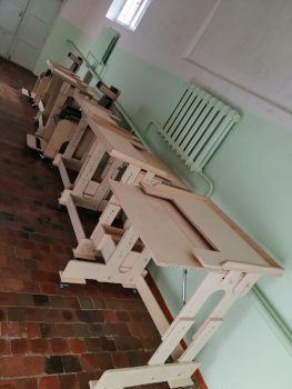 Парты и стулья для Шарканской школы-интернат 