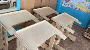 Учалинская КШИ и новые парты со стульями