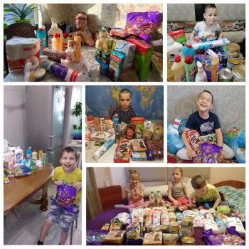 Нужная помощь: 30 семей получили продукты и бытовую химию
