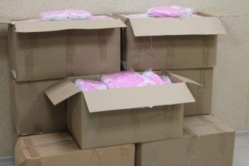 В фонд привезли 22500 одноразовых масок