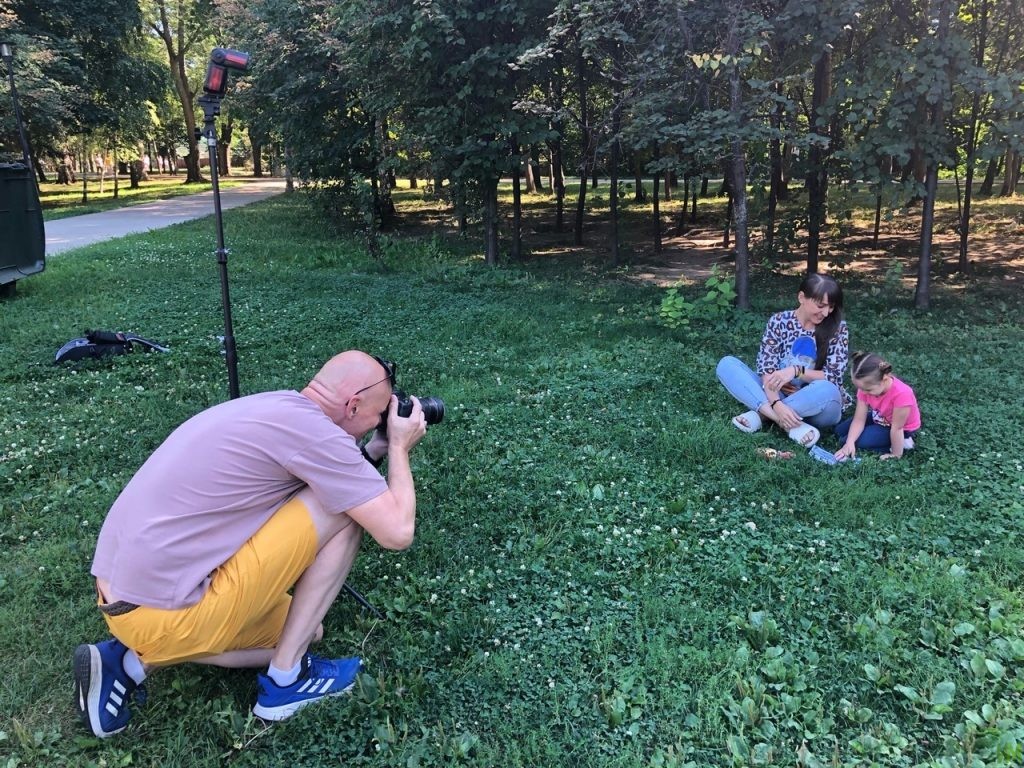 Олег Каракулов устроил фотосессию особенным ребятам