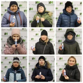 700 антисептиков для подопечных семей