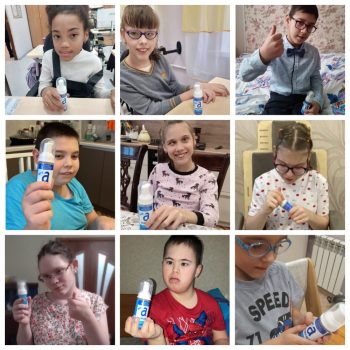 700 антисептиков для подопечных семей
