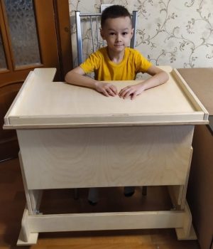 Подопечные фонда получили специализированные парты