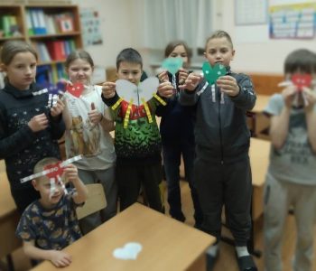 Помощь канцтоварами Казанской школе-интернату №1