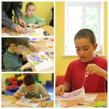 Делаем фрески из песка