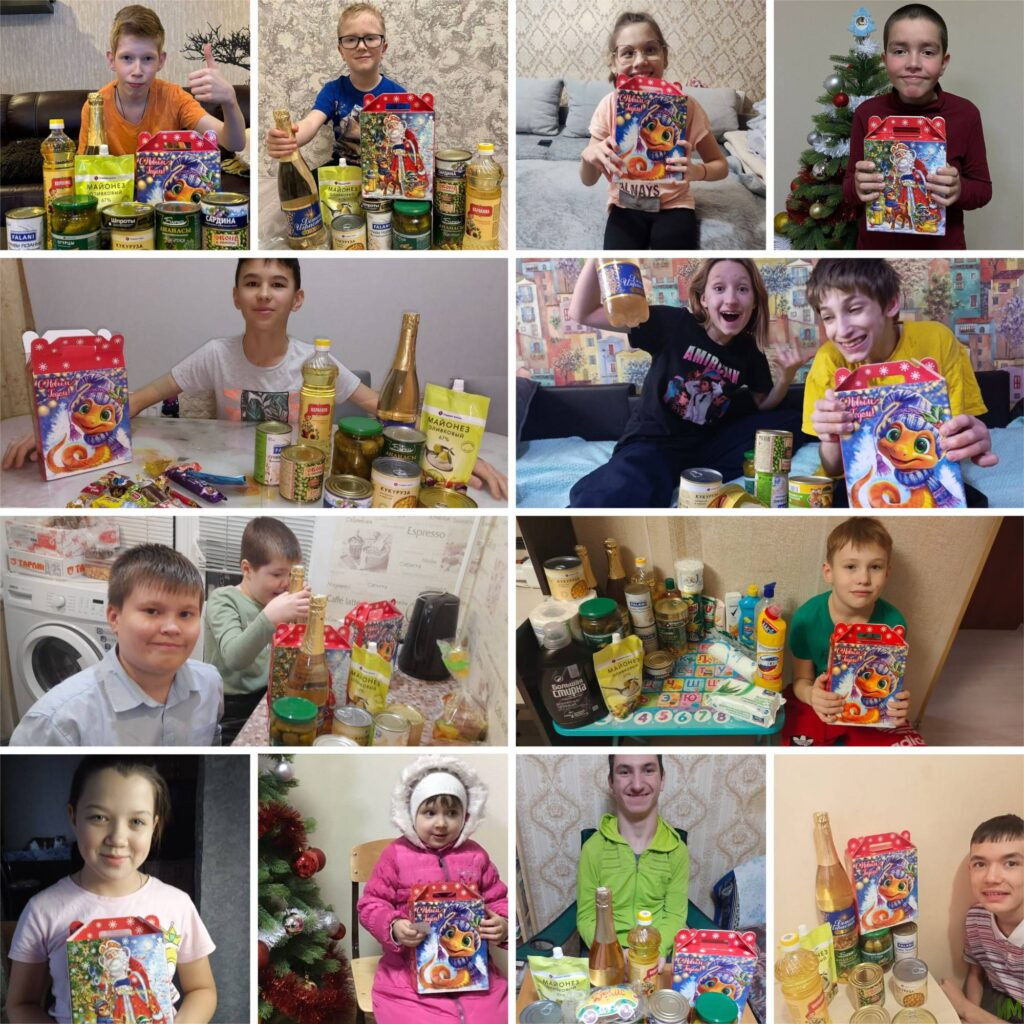 400 наборов для праздничного стола в преддверии Нового года