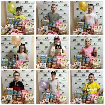 На Международный день защиты детей передано 50 продуктовых наборов