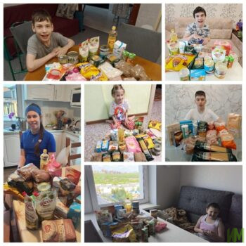 На Международный день защиты детей передано 50 продуктовых наборов