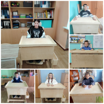 8 парт и 8 стульев «Мечта» для Кимовской школы